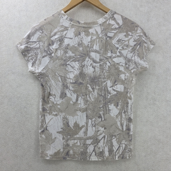 Hollister Camo New York Cotton T-shirt Women's Size Medium Pink Camo - Picture 6 of 6